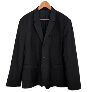 Calvin Klein Slim Fit Blazer Mens Size L Dark Sapphire 2 Button Business Formal